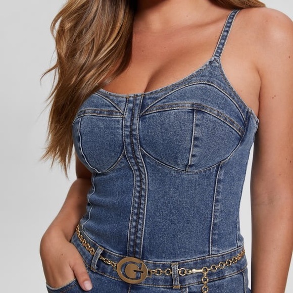 Guess Denim Jumpsuit - Picture 2 of 4